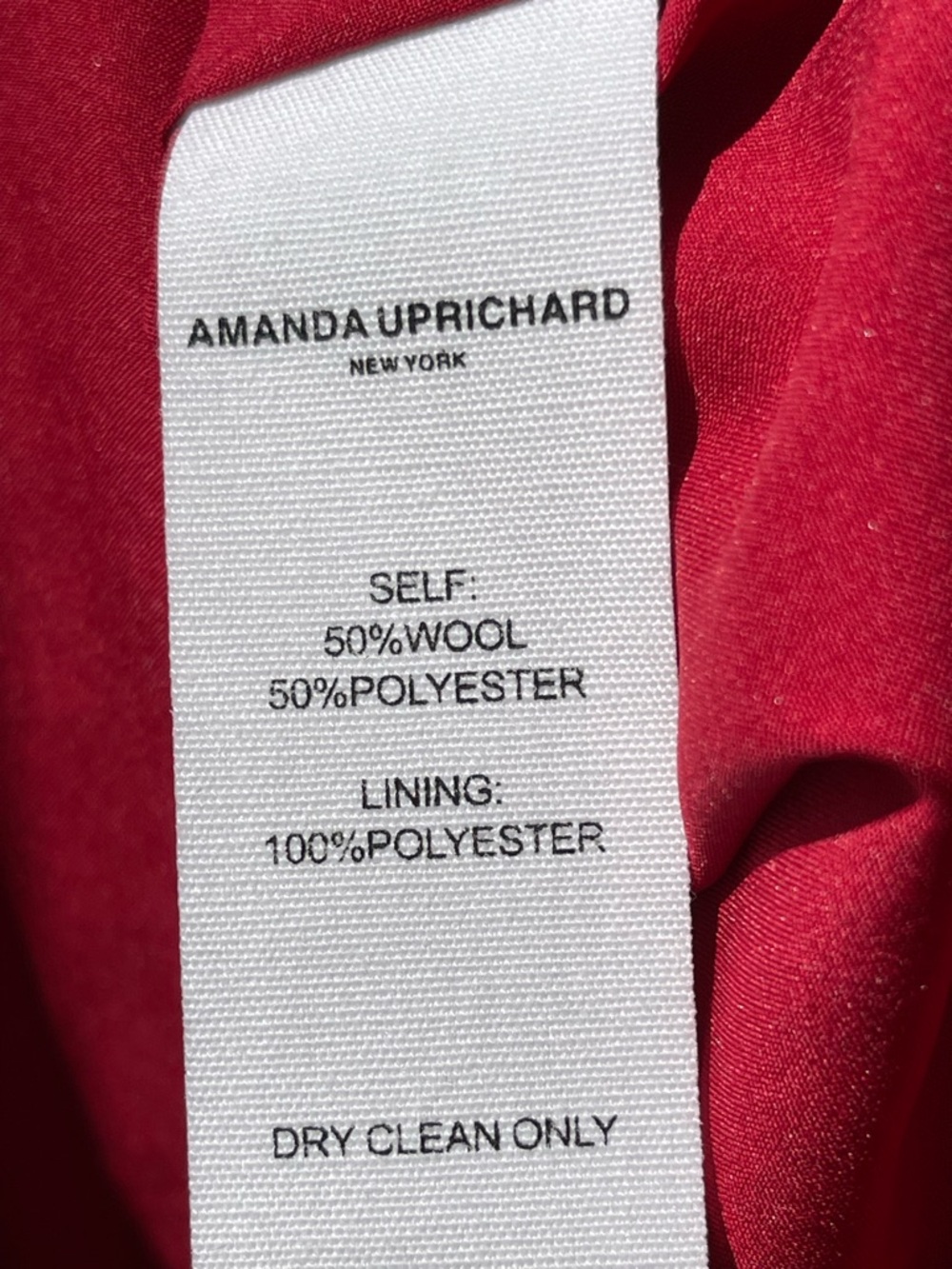Amanda Uprichard Red Tweed Mini Dress - Picture 10 of 10